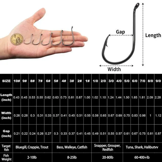 Alt view image 5 of 7 - 50/100/120/210Pcs Octopus Fishing Hooks for Saltwater & Freshwater