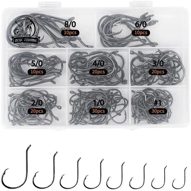 Main image of Circle Hooks Saltwater Fishing Hooks for Catfish Octopus Fish Hook