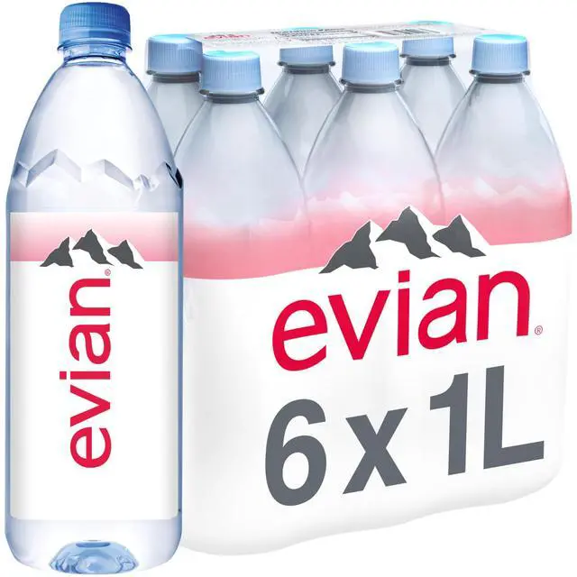 Main image of Natural Spring Water, 1 L bottles, 6 pack