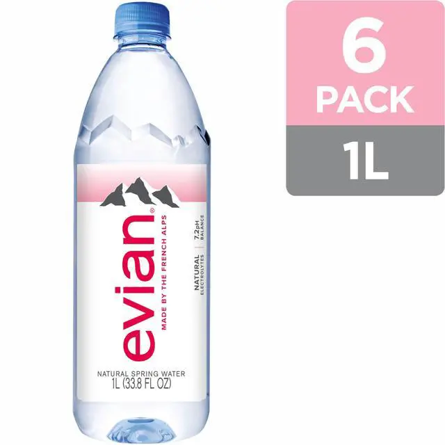 Alt view image 2 of 7 - Natural Spring Water, 1 L bottles, 6 pack