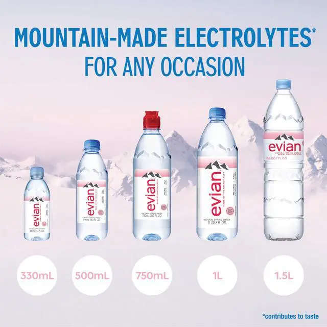 Alt view image 3 of 7 - Natural Spring Water, 1 L bottles, 6 pack
