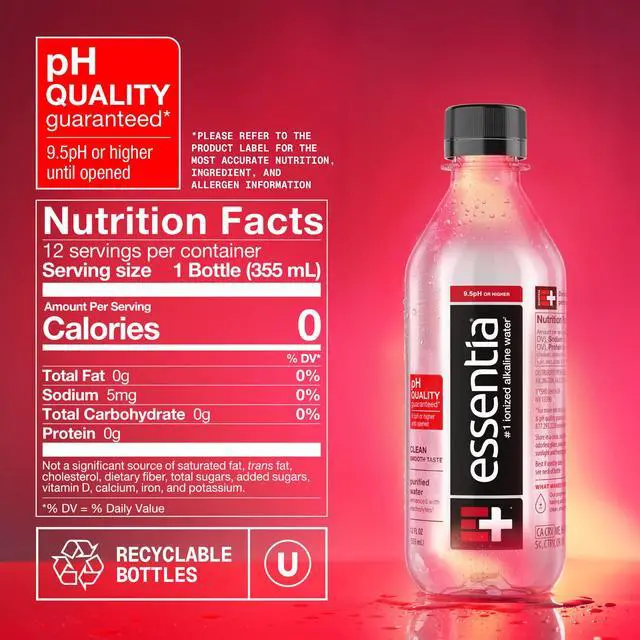 Alt view image 5 of 7 - Water Ionized Alkaline, 12 Fl Oz, 12 Pack