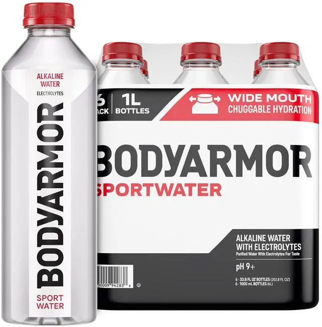 Main image of SportWater, High Alkaline Water Pack + Electrolytes, 1L (6 Pk)