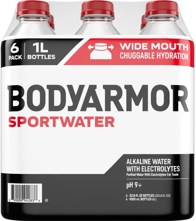 Alt view image 6 of 7 - SportWater, High Alkaline Water Pack + Electrolytes, 1L (6 Pk)