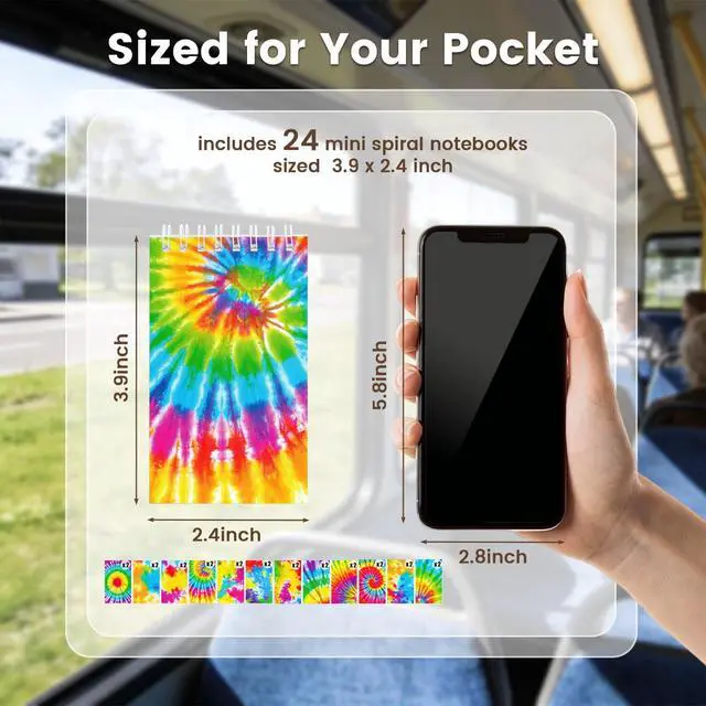 Alt view image 7 of 7 - 24PCS Small Spiral Notebook, Blank Mini Pocket Journal Notebook