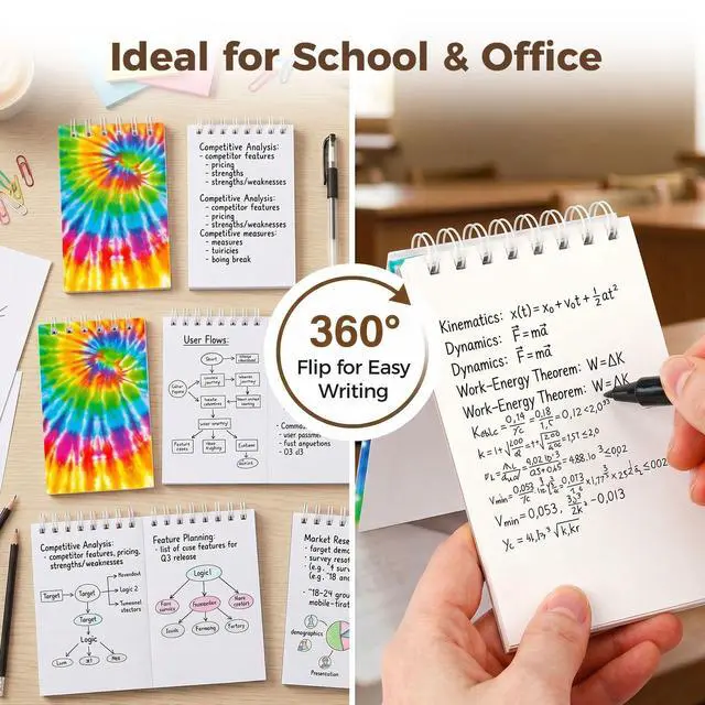 Alt view image 6 of 7 - 24PCS Small Spiral Notebook, Blank Mini Pocket Journal Notebook