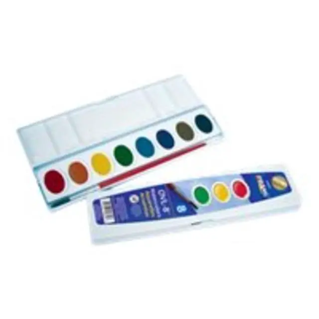 Alt view image 6 of 6 - Oval Pan Watercolor Paint Set, 8 Assorted Colors, 1 Count