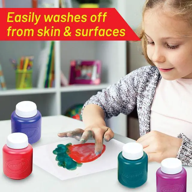 Alt view image 2 of 7 - Kids Painting Set, Washable Paint for Toddlers, Paint Sponges Gift Bundle