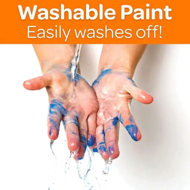 Alt view image 5 of 7 - Kids Painting Set, Washable Paint for Toddlers, Paint Sponges Gift Bundle