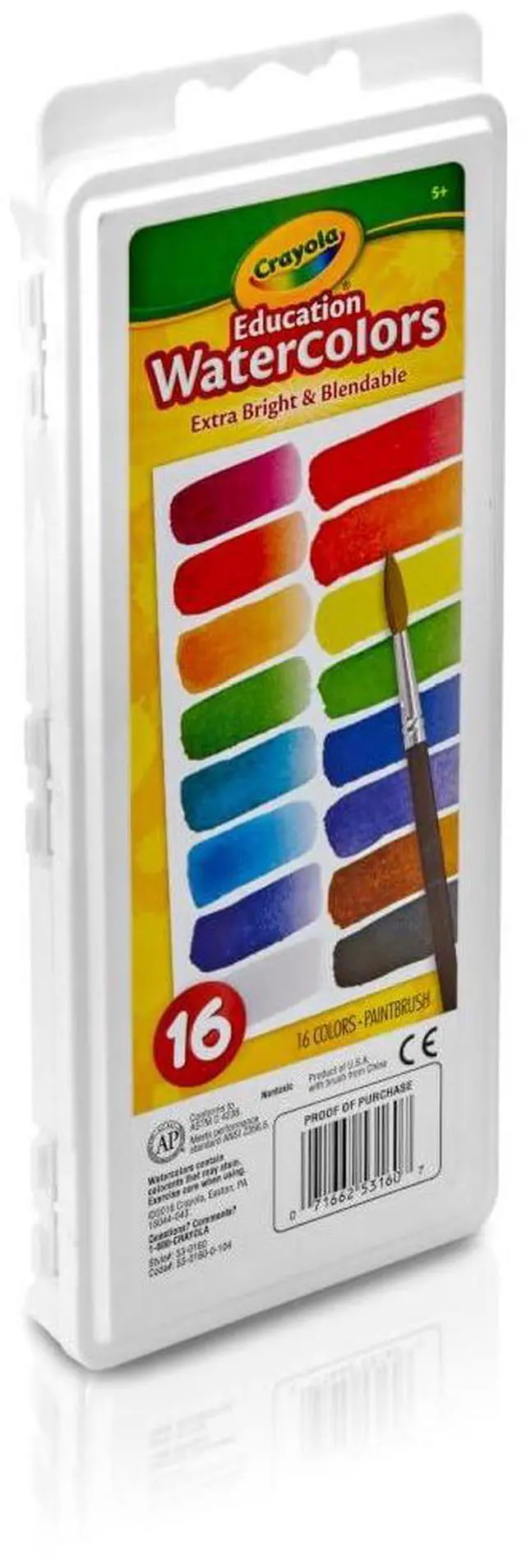 Alt view image 4 of 7 - Watercolor Paint Set for Kids, Washable Paint, School Art Supplies