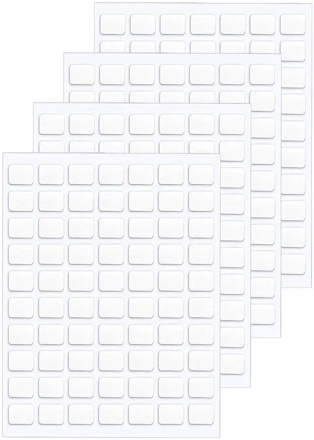 Main image of 140 Pcs Double Sided Sticky Dots,8 x 10 mm Square Putty Tape