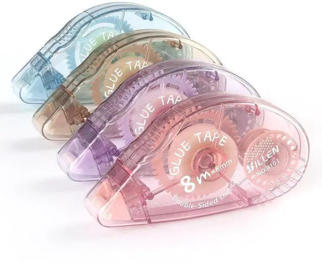 Main image of 4 Pack Scrapbook Tape, Double Sided Tape Roller, Photo Tape