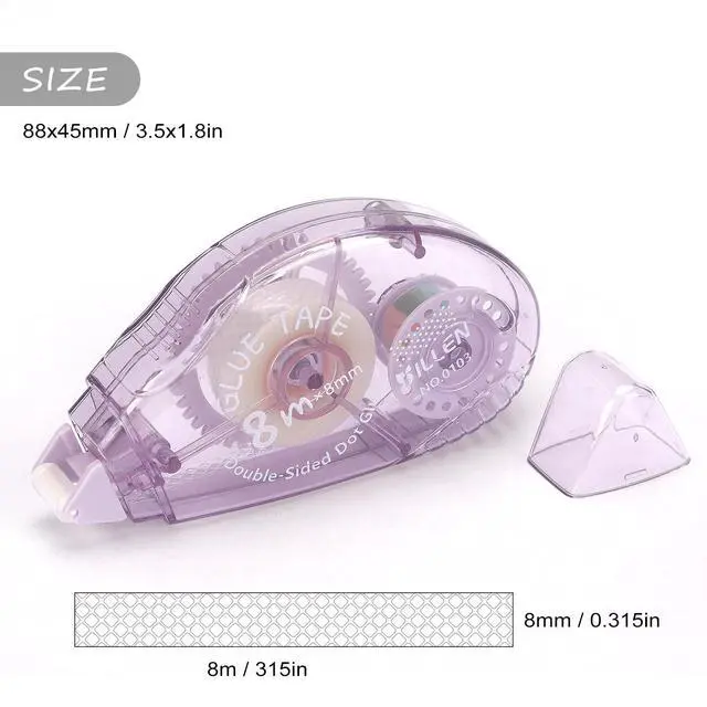 Alt view image 2 of 7 - 4 Pack Scrapbook Tape, Double Sided Tape Roller, Photo Tape