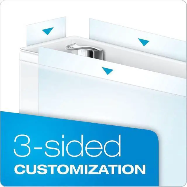 Alt view image 2 of 3 - Binder Performer with ClearVue Covers, 1.5" Round Rings, 350-Sheet Capacity, White