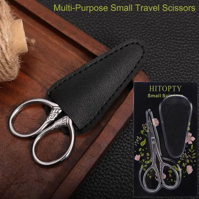 Alt view image 2 of 7 - Small Precision Scissors, 3.5in Beauty Grooming Kit