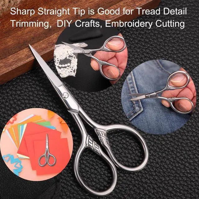 Alt view image 5 of 7 - Small Precision Scissors, 3.5in Beauty Grooming Kit