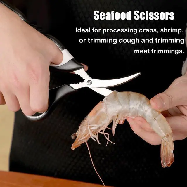 Alt view image 5 of 7 - 3 Pack Kitchen Scissors & Seafood Scissors Set, Sharp Kitchen Shears