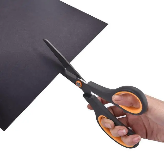Alt view image 6 of 7 - Scissors 8 Inch Soft Comfort-Grip Handles Sharp Titanium Coating Blades, 4-Pack