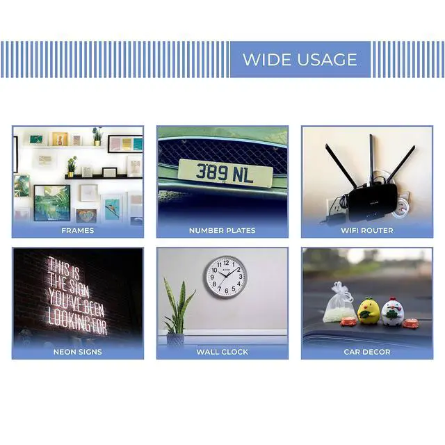 Alt view image 5 of 5 - 60 Pcs Double Sided Adhesive Pads, Heavy Duty Foam Mounting Tape