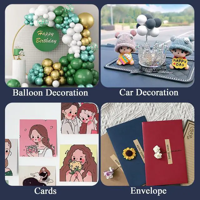 Alt view image 5 of 6 - Sticky Tack for Wall Hanging (0.31"*0.51"-100 Pcs) Removable Poster Putty & Mounting Putty, Double-Sided Adhesive Dots for Damage-Free Decor, Balloons & Crafts