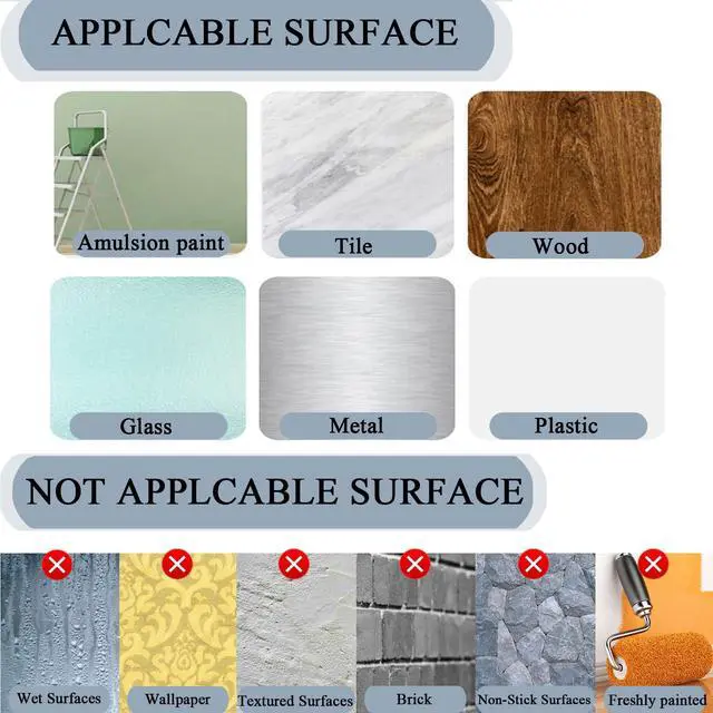 Alt view image 6 of 6 - Sticky Tack for Wall Hanging (0.31"*0.51"-100 Pcs) Removable Poster Putty & Mounting Putty, Double-Sided Adhesive Dots for Damage-Free Decor, Balloons & Crafts