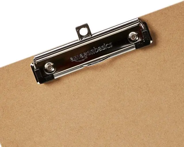 Alt view image 2 of 4 - Hardboard Office Clipboard, Low-Profile, Letter Size, 9" x 12.5", Brown, 6-Pack