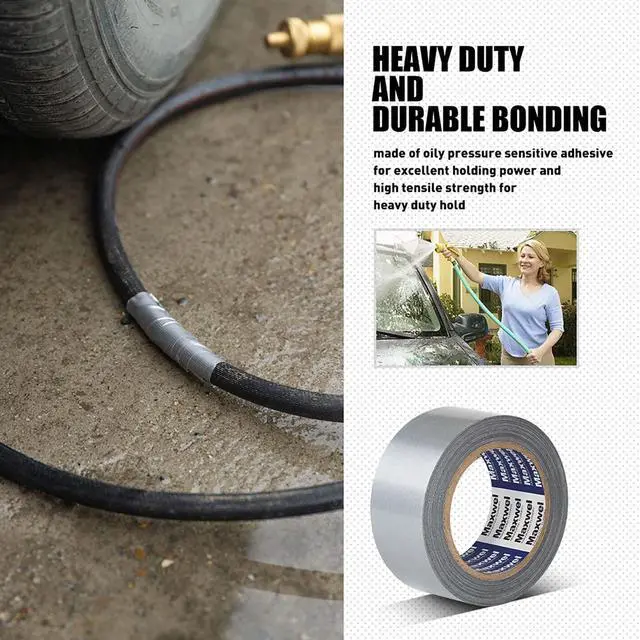 Alt view image 6 of 6 - Duct Tape Heavy Duty Waterproof Silver Duct Tape for Home Repair, Bundles
