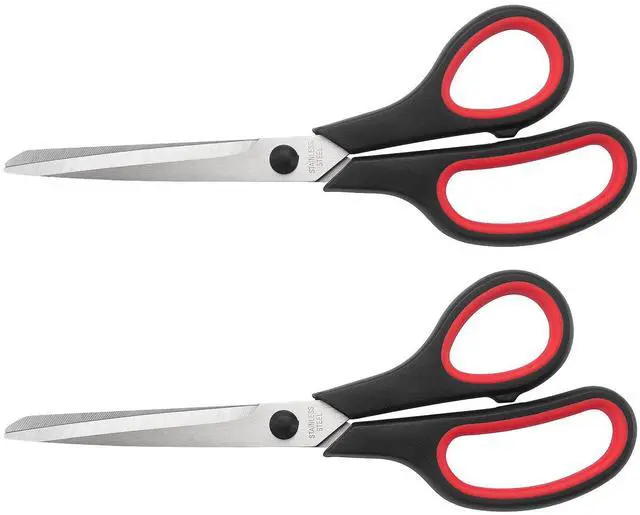 Main image of Scissors 8.5 Inch All Purpose with Stainless Steel Blades, 2 PCS