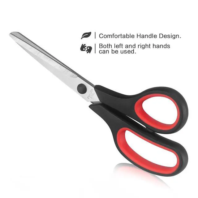 Alt view image 4 of 7 - Scissors 8.5 Inch All Purpose with Stainless Steel Blades, 2 PCS