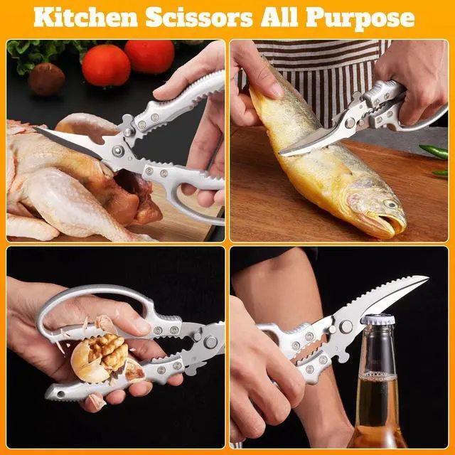 Alt view image 5 of 7 - Poultry Shears, Kitchen Shears Heavy Duty for Chicken, Bones