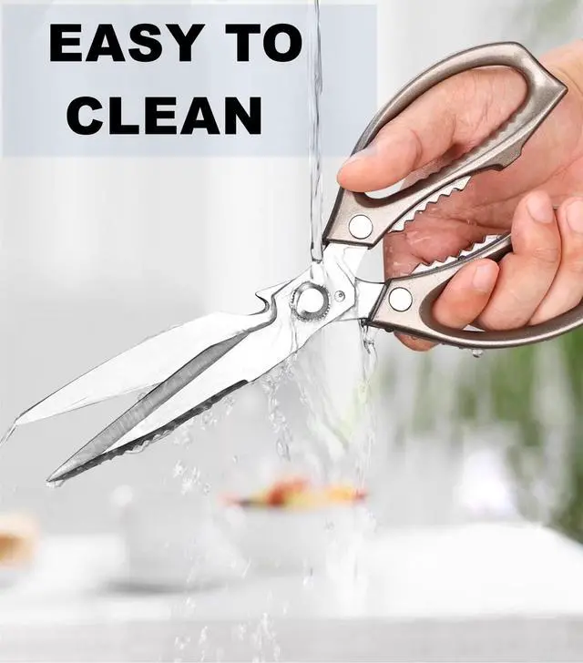 Alt view image 4 of 4 - Kitchen Scissors, All PurposeUltra Sharp Meat ScissorsHeavy Duty Cooking ScissorDishwash Safe Stainless Steel Kitchen Shears for Food, Chicken Bones, Turkey
