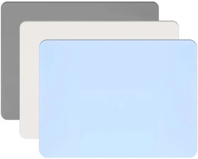 Main image of Silicone Crafts Mat, Silicone Sheets for Crafts, Painting, Nail Arts, Clay, Resin Jewelry Casting Molds Mat, Table Pad Placemat, Nonstick Nonslip, Gray & Beige & Light Blue (15.7x11.8 inch)