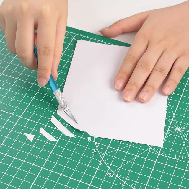 Alt view image 2 of 7 - 8in×6in Cutting Mat, A5 Cutting Mat for Sewing, Fabric Craft Mat