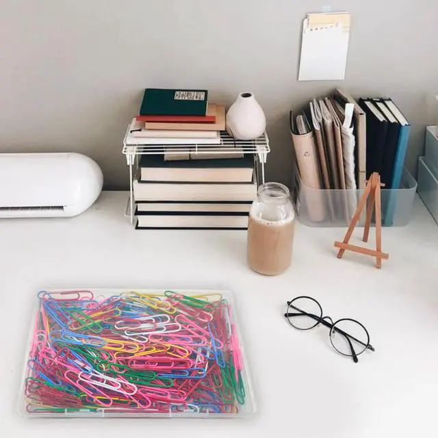 Alt view image 3 of 7 - Paper Clips, 180 Pack 2 Inch Large Colored Paperclips, Large Assorted Colored Coated Paper Clips,Jumbo Reusable Big Paperclips for Paperwork Office School Document Organizing