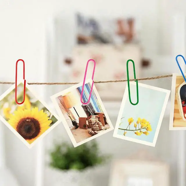 Alt view image 5 of 7 - Paper Clips, 180 Pack 2 Inch Large Colored Paperclips, Large Assorted Colored Coated Paper Clips,Jumbo Reusable Big Paperclips for Paperwork Office School Document Organizing