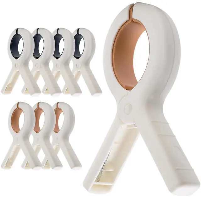 Main image of Extra Large Beach Towel Clips - 8 Pack 5.1 Inch Chair Clips Heavy Duty