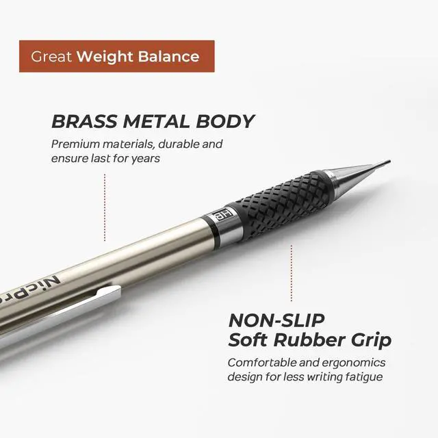Alt view image 3 of 6 - 0.9 mm Art Mechanical Pencil Set in Storage Case, 3 PCS