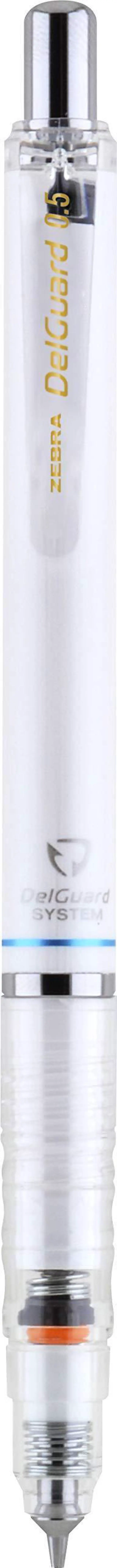 Alt view image 2 of 6 - DelGuard White Barrel Mechanical Pencil, 0.5mm, Fine Point, 1-Pk