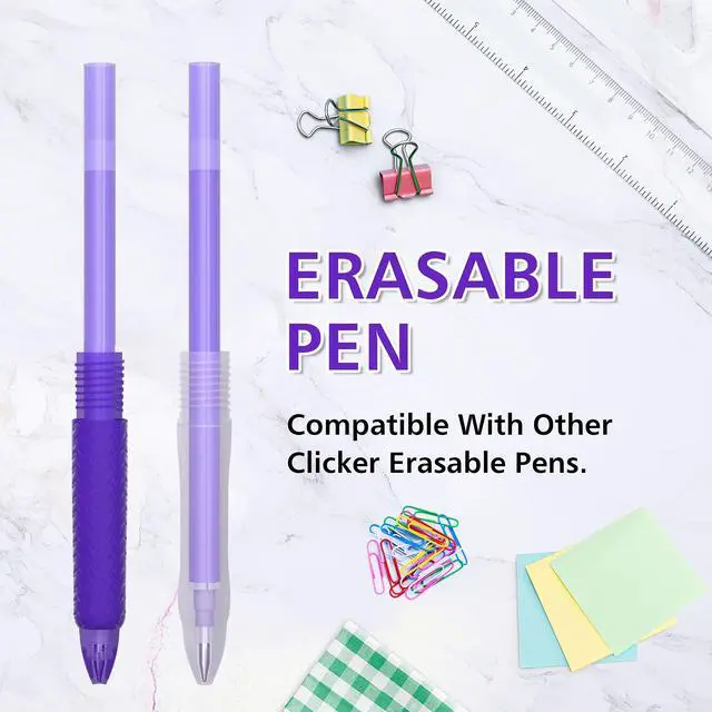 Alt view image 5 of 7 - 18 Assorted Colors Erasable Pen Refills, Gel Ink Refills Compatible with Erasable Pens, Fine Point 0.7 mm, Perfect for Writing Planner & Crossword Puzzles