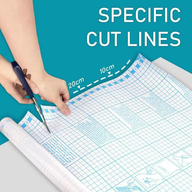 Alt view image 6 of 7 - 2 Pack Clear Contact Paper, Self Adhesive Book Cover, 17.5in x 5ft