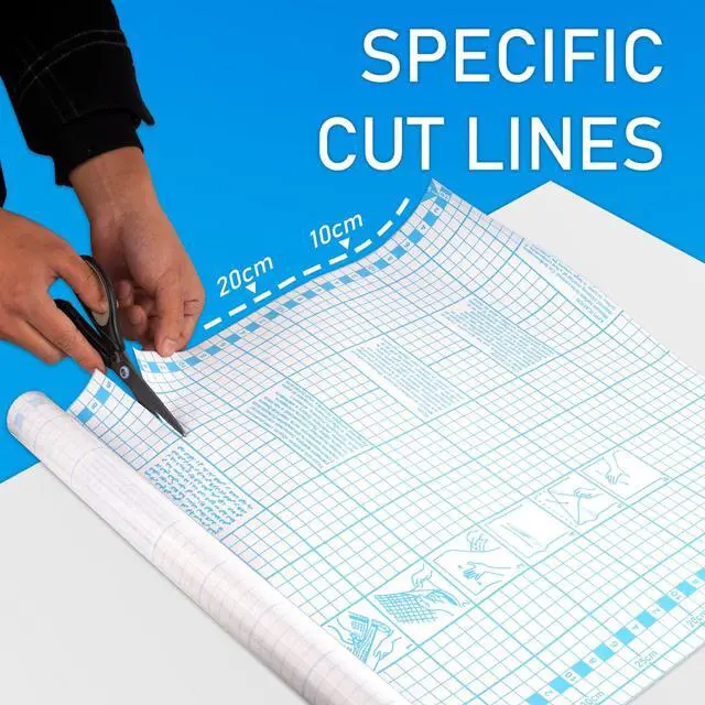 Alt view image 6 of 7 - Clear Contact Paper for Books, Adhesive Book Cover, 17.5 in x 5 ft