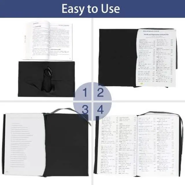Alt view image 5 of 7 - Black Book Cover Jumbo, 1 Pack, 9x11 Inch Stretchable Book Sox