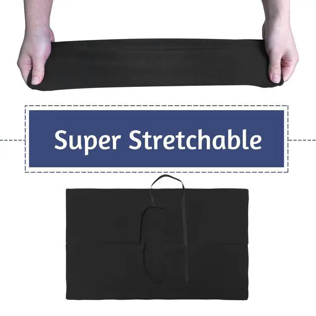 Alt view image 3 of 7 - Black Book Cover Jumbo, 1 Pack, 9x11 Inch Stretchable Book Sox
