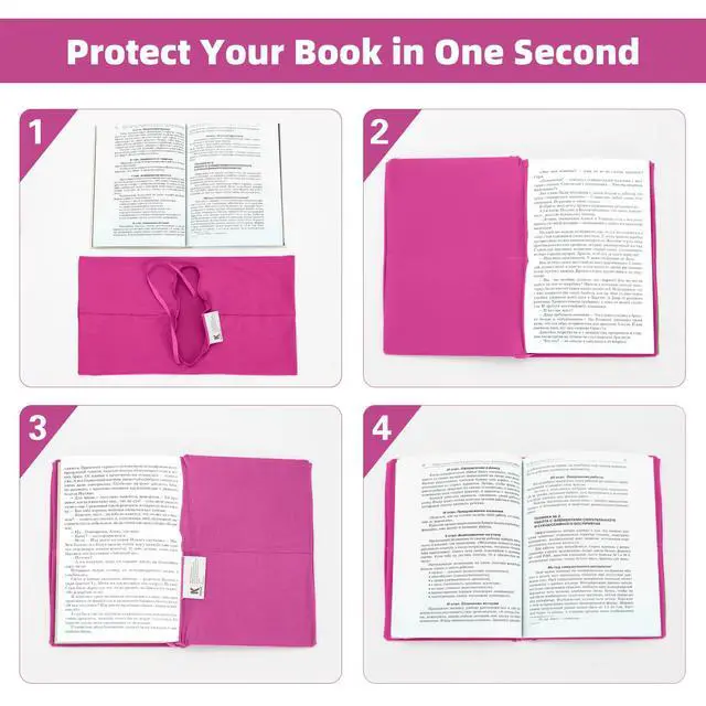 Alt view image 4 of 7 - Jumbo Book Covers 7 Pack, Stretchable Book Sox, 9x11 Inch