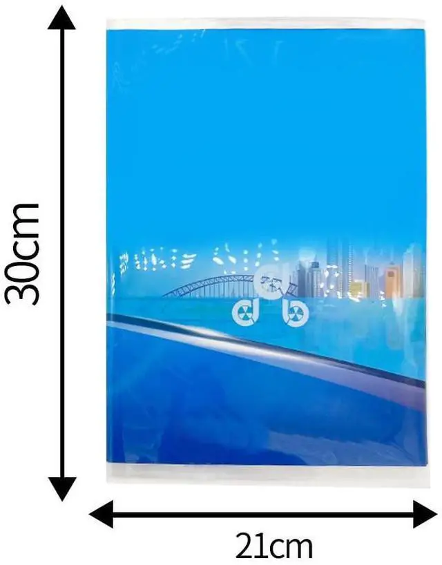 Alt view image 3 of 6 - Book Covers, 10 Pieces Transparent Plastic Book Sleeve,21x30cm