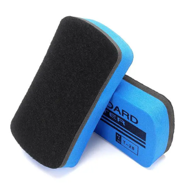Alt view image 3 of 7 - 6 Pack Magnetic Dry Eraser Erasers, 4.2'' x 2.2'', Blue