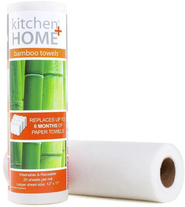 Main image of Paper Towel Alternative Heavy Duty Washable Reusable Rayon Towels - One roll replaces 6 months of towels!