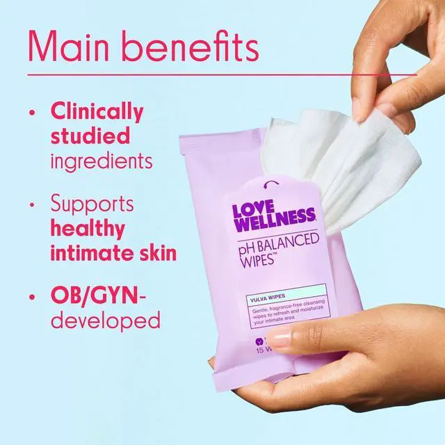Alt view image 2 of 5 - pH Balanced Wipes | Fragrance-Free | Travel Size | 3-Pack