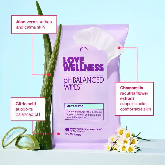 Alt view image 3 of 5 - pH Balanced Wipes | Fragrance-Free | Travel Size | 3-Pack