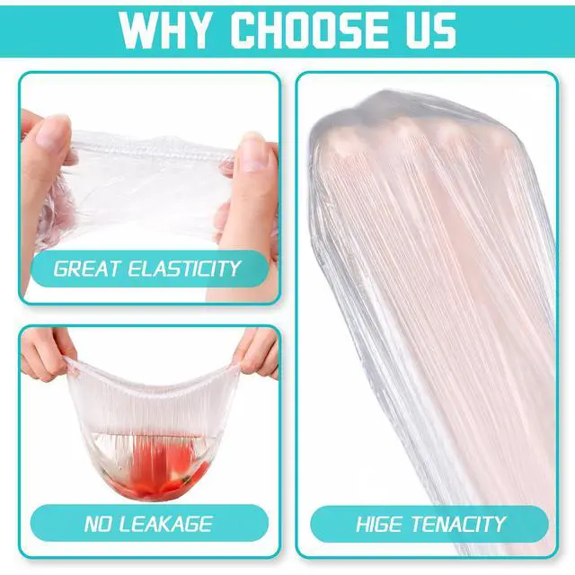 Alt view image 2 of 7 - 100 Disposable Shower Caps for Women & Men, 20.5in